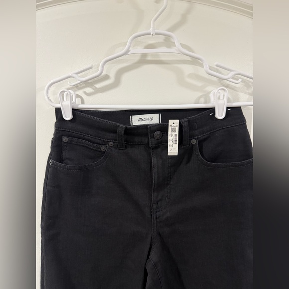 Madewell Petite Perfect Vintage Jean 27P Black High Rise Straight NWT - Picture 7 of 13